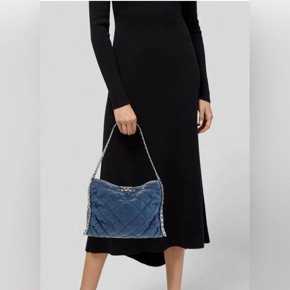 CHANEL Chain Around Lamb Quilted Hobo - Picture 14 of 16